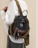 ⁦Denim Backpack 1425⁩ - الصورة ⁦3⁩