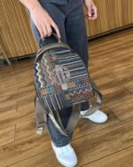 ⁦Denim Backpack 1833⁩ - الصورة ⁦2⁩