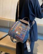 ⁦Denim Backpack 1833⁩ - الصورة ⁦3⁩