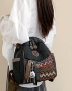⁦Denim Backpack 1425⁩ - الصورة ⁦5⁩
