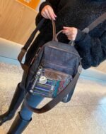 ⁦Denim Backpack 1836⁩ - الصورة ⁦8⁩